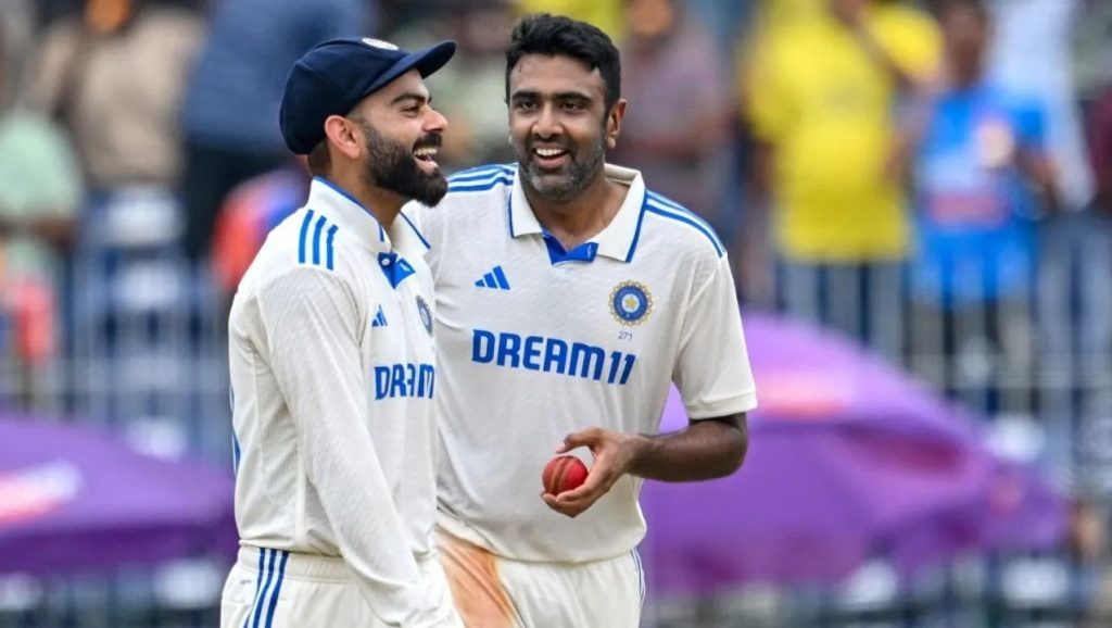 Virat Kohli bows down infront of Ashwin, praises the off-spinner in a special way, Watch Viral Video