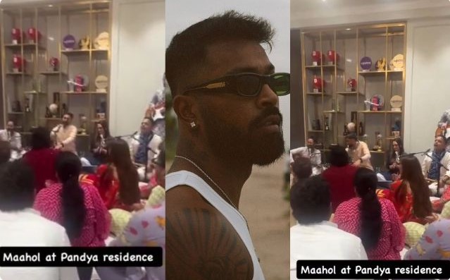 Amazing Atmosphere Seen At Hardik Pandya's House, This Player Believes In Singing Hymns Of God