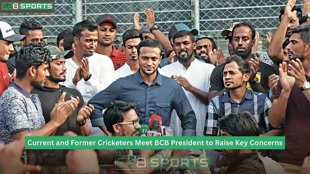 Current and Former Cricketers Meet BCB President