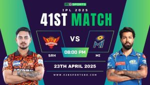 SRH vs MI ম্যাচ প্রেডিকশন ৪১তম T20 ম্যাচ, আইপিএল ২০২৫