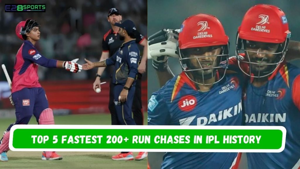 Fastest 200+ Run Chases in IPL