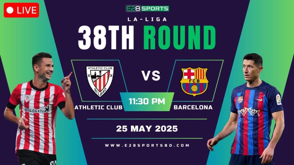 Athletic Club vs Barcelona – La Liga Round 38, Match Prediction