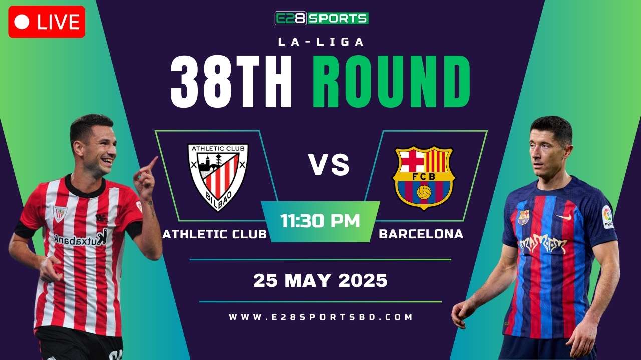 Athletic Club vs Barcelona – La Liga Round 38, Match Prediction