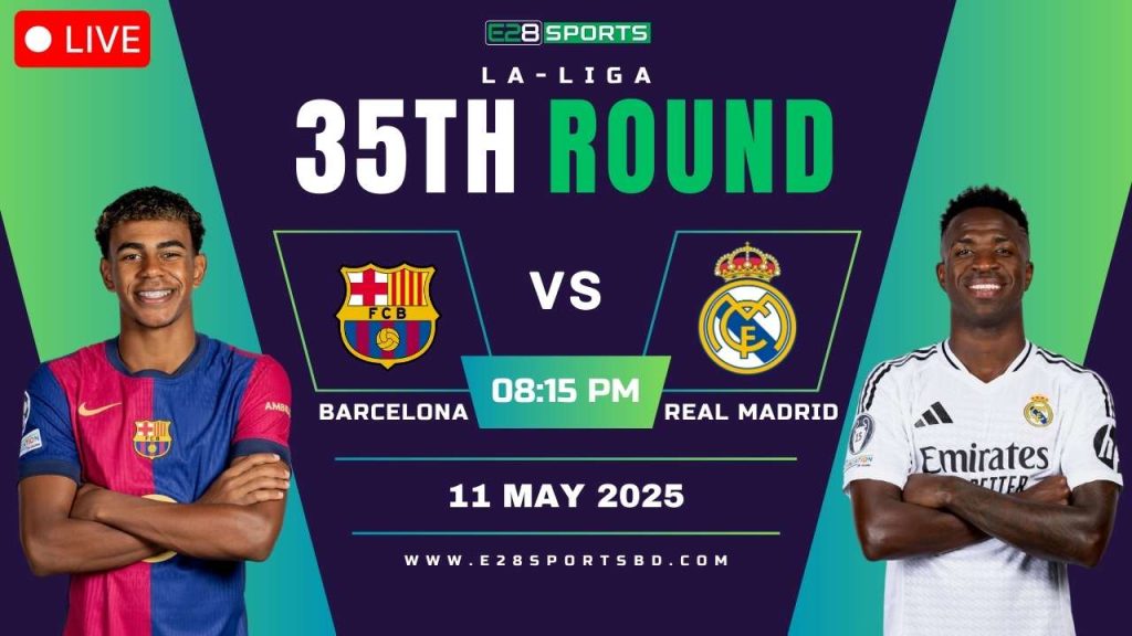 Barcelona vs Real Madrid – La Liga Round 35, Match Prediction