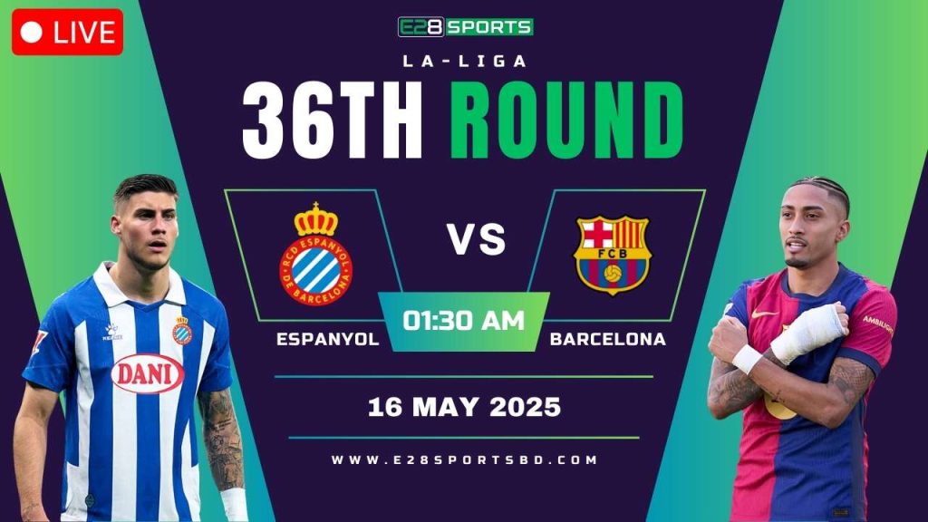 Espanyol vs Barcelona – La Liga Round 36, Match Prediction & Live Streaming