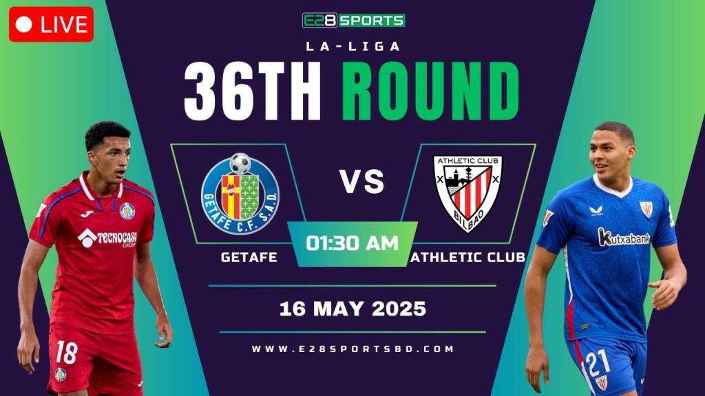 Getafe vs Athletic Club – La Liga Round 36, Match Prediction & Live Streaming