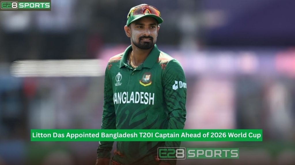 Litton Das Appointed Bangladesh T20I Captain