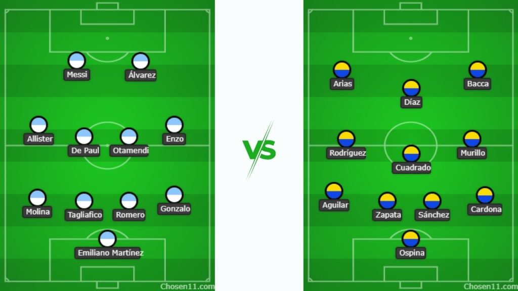 Argentina vs Colombia
