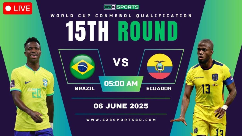 Brazil vs Ecuador – World Cup CONMEBOL Qualification Round 15