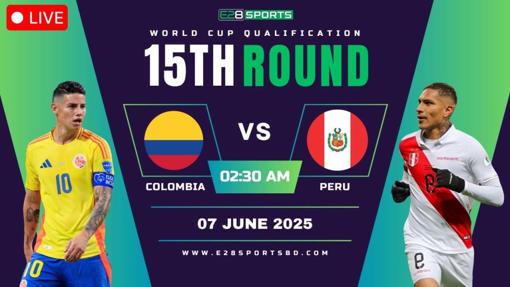 Colombia vs Peru – World Cup CONMEBOL Qualification Round 15, Match Prediction