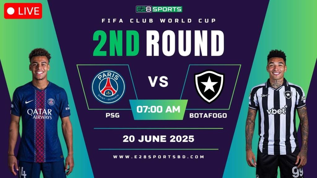 PSG vs Botafogo – FIFA Club World Cup, 2nd Round
