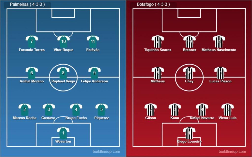 Palmeiras vs Botafogo