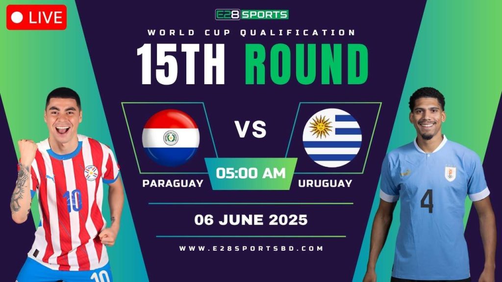 Paraguay vs Uruguay – World Cup CONMEBOL Qualification Round 15