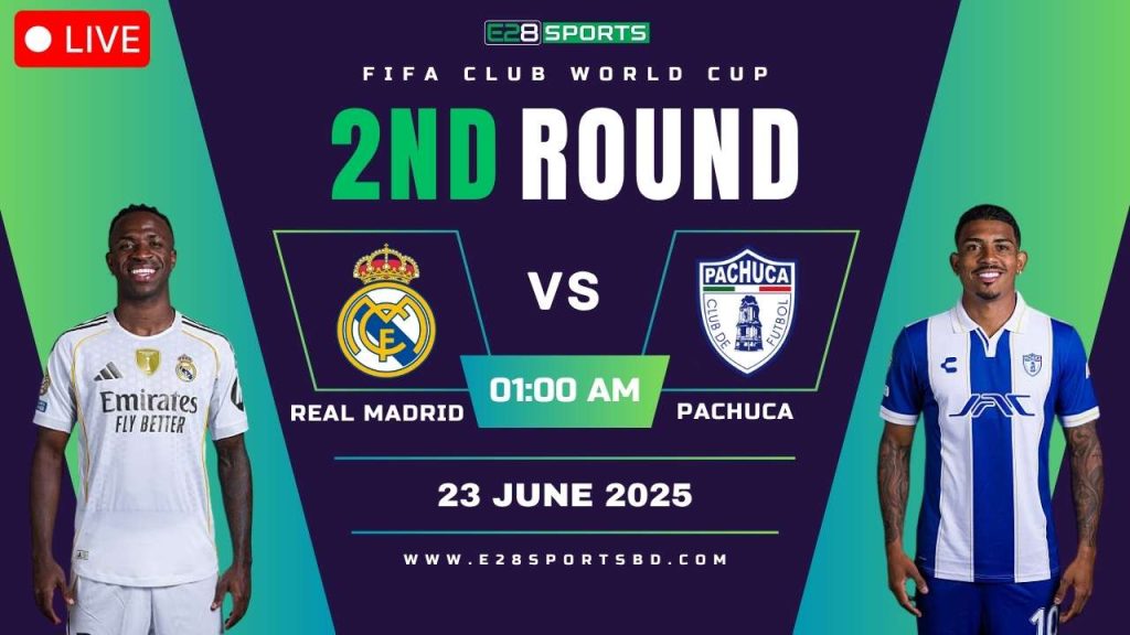 Real Madrid vs Pachuca – FIFA Club World Cup, 2nd Round