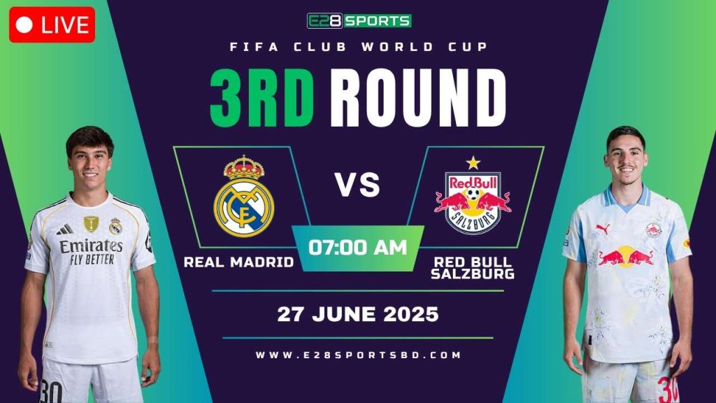 Real Madrid vs Red Bull Salzburg – FIFA Club World Cup, 3rd Round