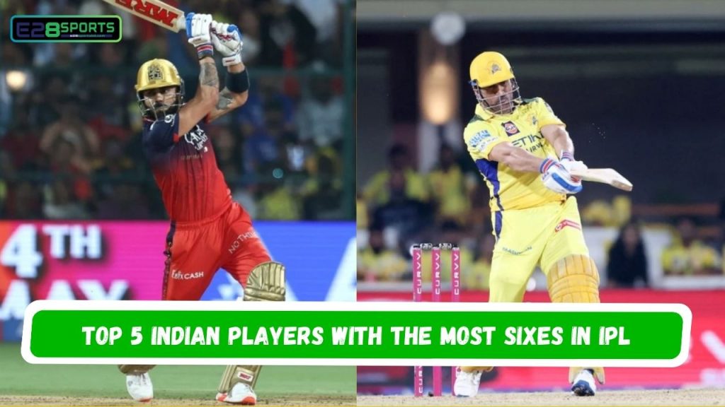 Indian Players with the Most Sixes in IPL