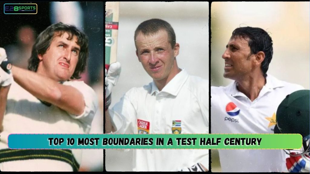 Most Boundaries in a Test Half Century