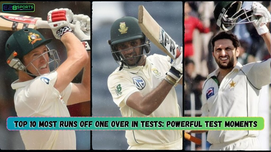 Most Runs Off One Over in Tests