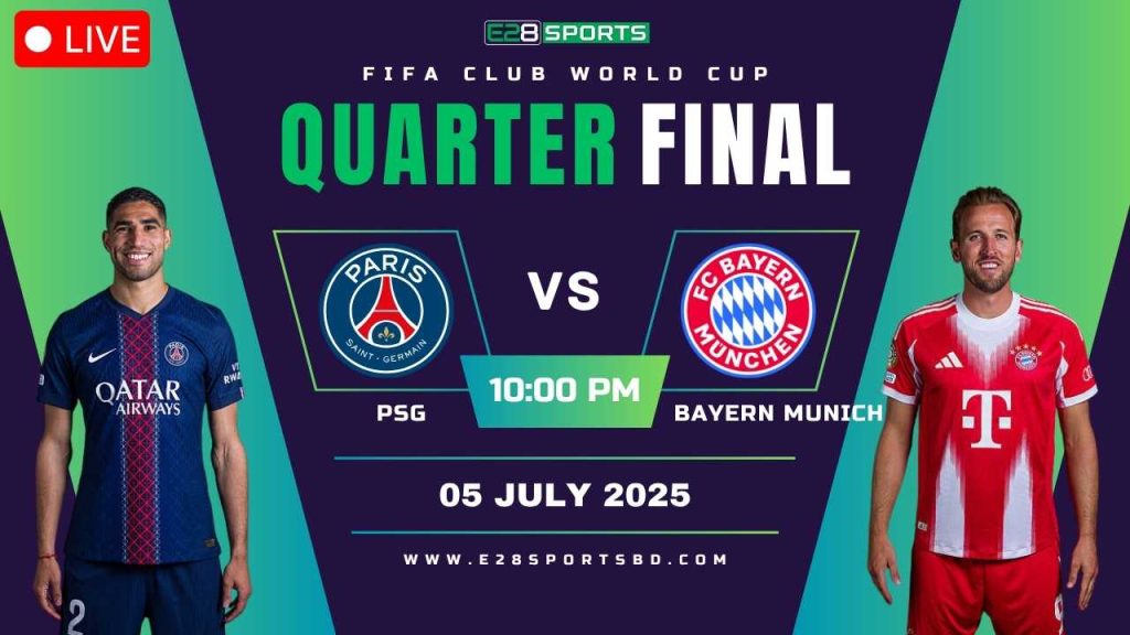 PSG vs Bayern Munich – FIFA Club World Cup Quarterfinal, Match