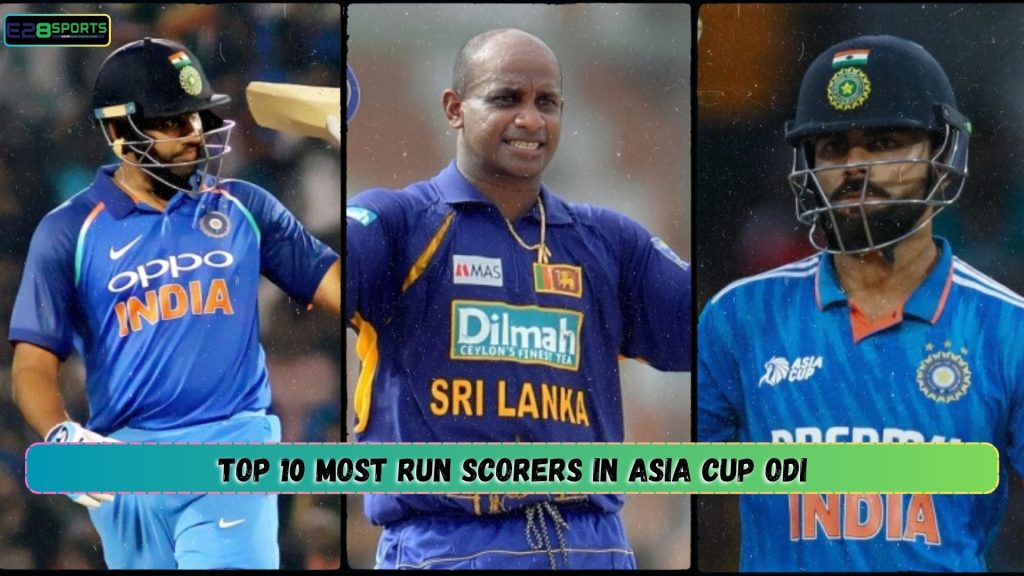 Most Run Scorers in Asia Cup ODI