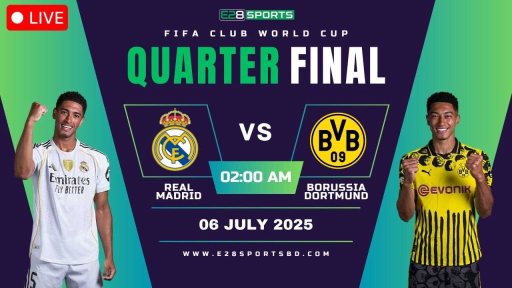Real Madrid vs Borussia Dortmund – FIFA Club World Cup Quarterfinal