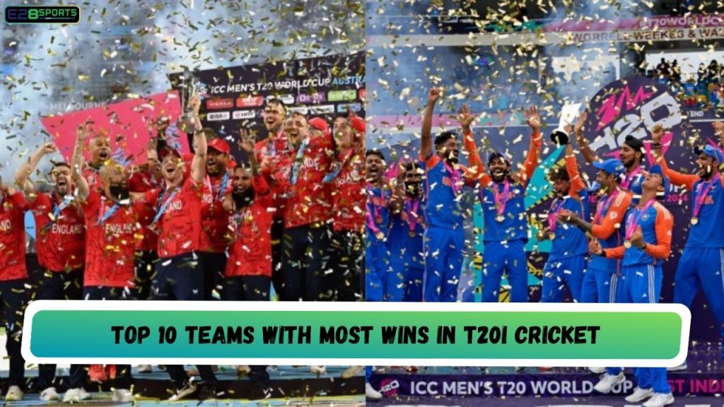 Teams with most wins in T20I cricket