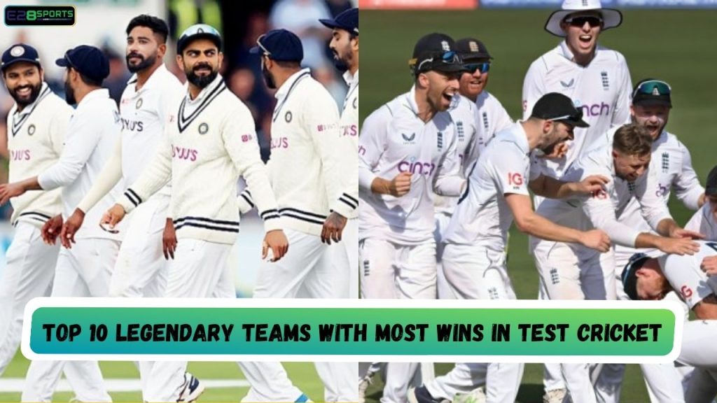 Teams with Most Wins in Test Cricket