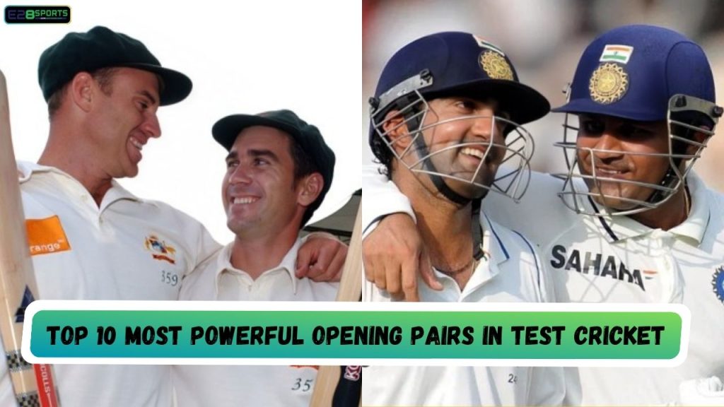 Most Powerful Opening Pairs in Test