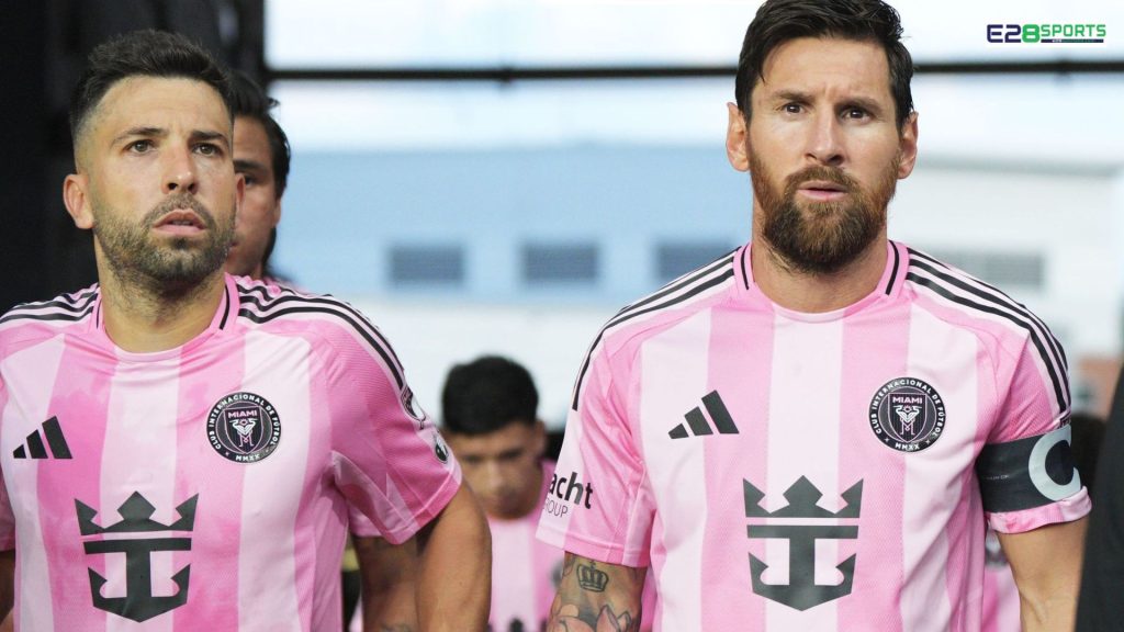 Messi and Alba