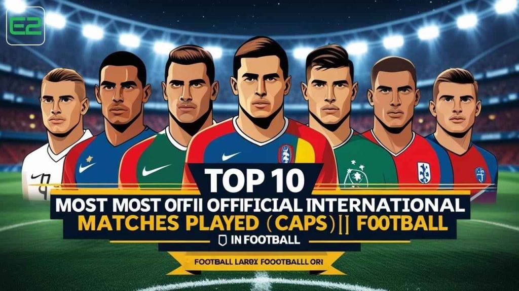 Top 10 Most Official International Matches Played (Caps) in Football