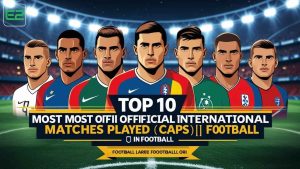 Top 10 Most Official International Matches Played (Caps) in Football