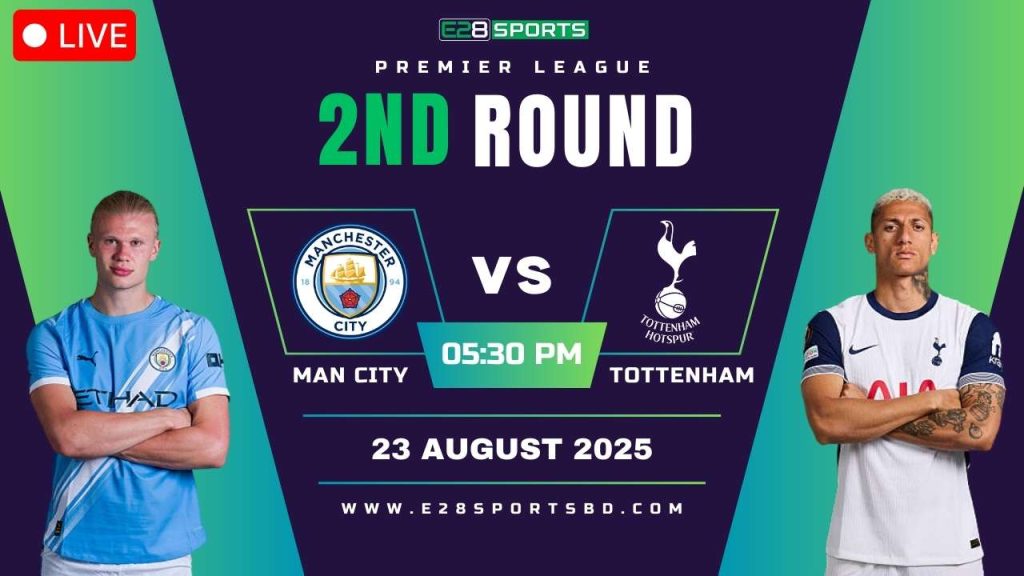 Manchester City vs Tottenham – Premier League, Match Prediction & Live Streaming