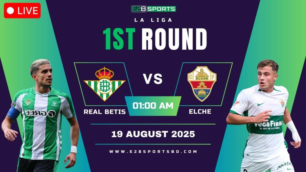 Real Betis vs Elche – La Liga, Match Prediction & Live Streaming