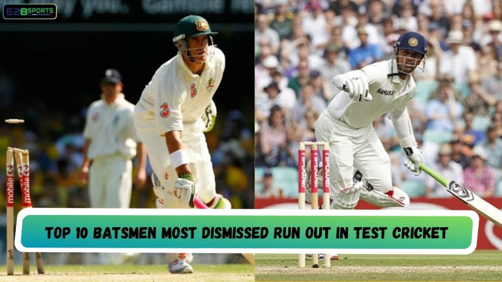 Most Dismissed Run Out in Test