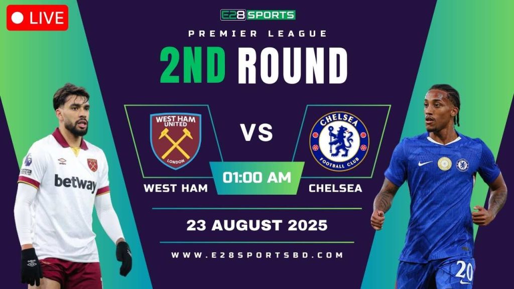 West Ham vs Chelsea - Premier League, Match Prediction & Live Streaming