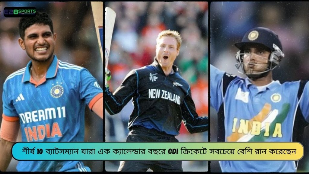 ব্যাটসম্যান যারা এক ক্যালেন্ডার বছরে ODI ক্রিকেটে সবচেয়ে বেশি রান
