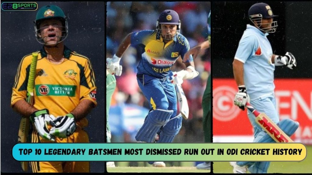 Batsmen Most Dismissed Run Out in ODI